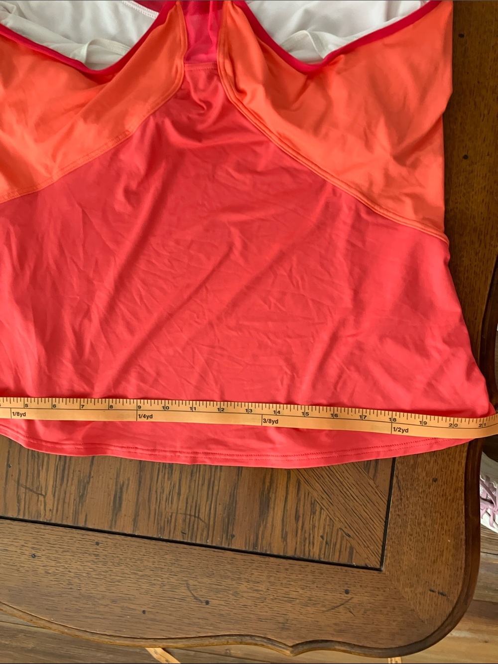 Coco Reef White Swim Top with Pink Accent - Picture 8 of 8